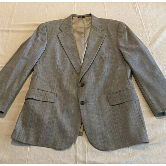 Vtg Polo University Club by Ralph Lauren Sports Coat Mens 42R Plaid Suit Jacket - Picture 3 of 16